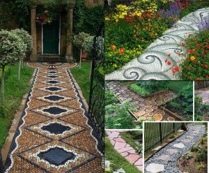 Contemporary-Home-Garden-Pathway-Designs-and-Mosaics